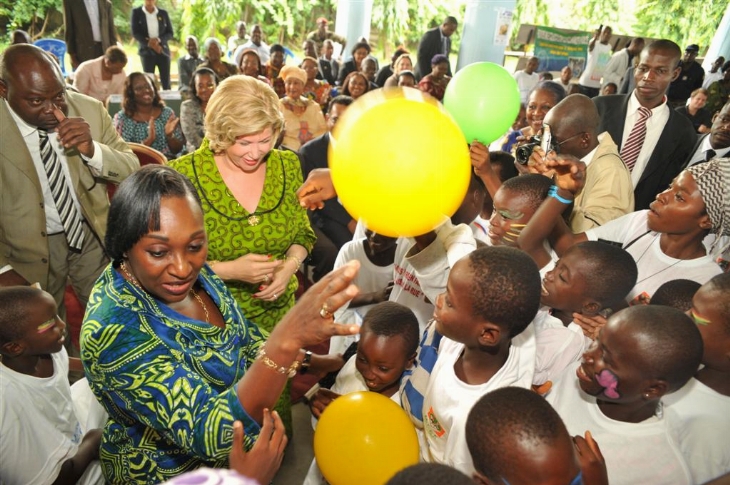 Arbre de Noël hier, à la Présidence : Mme Ouattara réalise le rêve de 1500 enfants